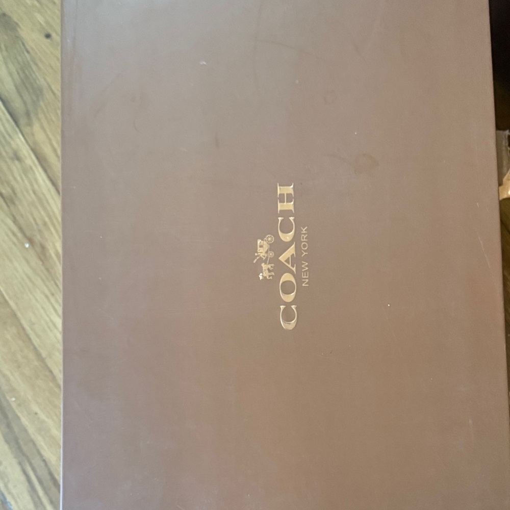 Coach Black Monogram Rain Boots